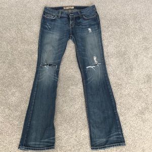 Demon bootcut low rise jeans